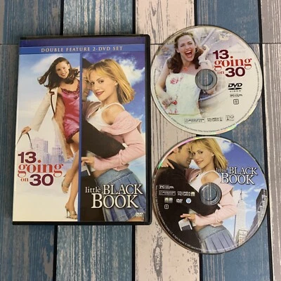 Double Feature - Little Black Book, 13 Going on 30 - DVD Set - CIB! Foto 1 de 4