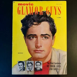 Movie Glamour Guys Magazine 1949 - John Derek, Sigh Guys, Tough Guys - EX - Picture 1 of 13