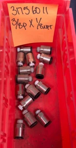 (PACK OF 5) Legris 3175 60 11. 3/8 PIPE x 1/8 NPT. Push To Connect. Air Fitting. - Picture 1 of 1