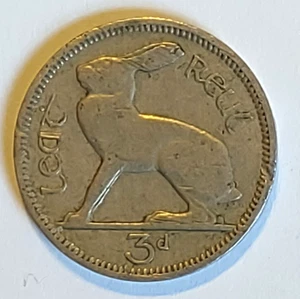 Vintage Irland Münze 1962 3 Pence  - Bild 1 von 2