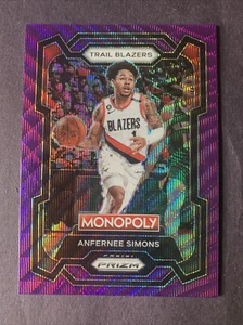Anfernee Simons 2023 Prizm Monopoly Purple Wave #74 - Picture 1 of 2