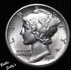 1916 Mercury Dime About Uncirculated +