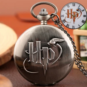 HARRY POTTER MONTRE DE POCHE GOUSSET HP + POCHETTE ET BOITE GRAVÉES - Imagen 1 de 6