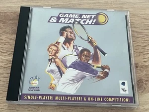 Game, Net & Match for PC CD-ROM - BlueByte Software, 1998 - Rare - VGC - Picture 1 of 3