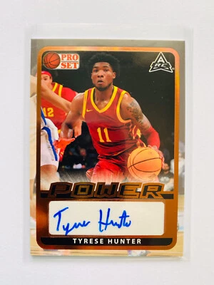 TYRESE HUNTER AUTO 2021-22 Leaf Pro Set Power Basketball Bronze ARC Auto - Image 1 of 4