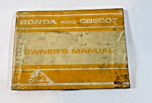 Honda Model CB500T Owner's Manual  - Bild 1 von 5