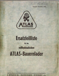 Ersatzteilliste ET Liste Atlas AL 320