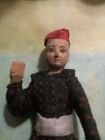Figurine Djinn Vintage Avec Vêtements Traditionnels En Tissu Marié 
