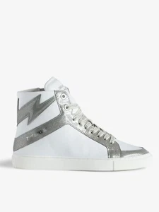 Zadig & Voltaire High Flash women High-Top Sneakers size 37 / US 6 New with box - Picture 1 of 10