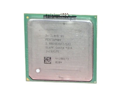 Intel Pentium 4 CPU Processor 2.8 GHz 533 MHz Socket 478/N SL6PF - Image 1 of 3