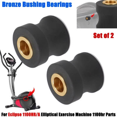 Set of 2 For Eclipse 1100HR/A Elliptical Exercise Machine 1100hr Roller Wheels - Image 1 of 4