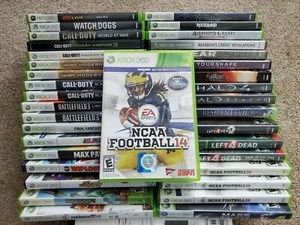 🔥Xbox 360 Game Selection Microsoft Xbox 360 Games NCAA Football 14 And More!🔥 - Picture 1 of 356