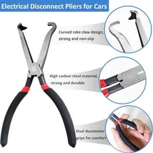 8inch Electrical Disconnect Pliers Automotive Tools Electrical Connector Pliers - Picture 1 of 8