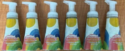 6 pack METHOD Limited Ed CITRUS SUNSHINE foaming hand wash 10oz Each Plant-Based - Image 1 of 3