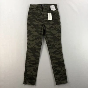 Calvin Klein 25M High Rise Skinny Junior Fit Camo Print Cropped Women's Jeans - Picture 1 of 12