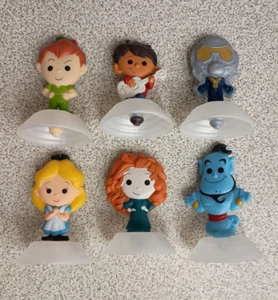 Lot of 6 McDonald’s Disney 100 Peter Pan, Miguel, Alice, Merida, Genie, etc. - Picture 1 of 4