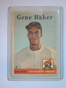 1961 Topps Baseball #358 Gene Baker - Bild 1 von 2