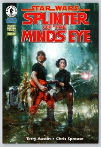 Postcard Star Wars Minds Eye #1 Dark Horse Comic Book Cover Luke Leia Skywalker - Picture 1 of 2