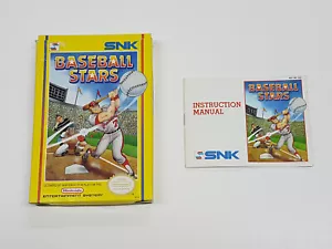 Baseball Stars Nintendo NES solo scatola e manuale *usura/ammaccatura - Foto 1 di 12