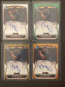 2023 Bowman Chrome Royber Salinas Auto 4 Card Lot!!!