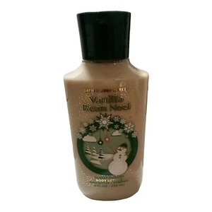 Bath & Body Works Vanilla Bean Noel Lotion Shea Butter Vitamin E Full Size 8 oz - Picture 1 of 3