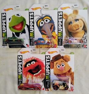 Hot Wheels 2021 The Muppets Set Of 5