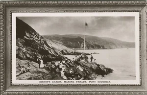 BISHOP'S CHAIRS, MARINE PARADE, PORT SODERICK - Isle of Man Postcard - Picture 1 of 2