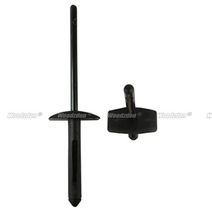 50 Pcs Nylon Blind Rivet Rectangular Cowl Vent Grille Retainer For Ford Aerostar - Foto 1 di 4