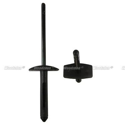 50 Pcs Nylon Blind Rivet Rectangular Cowl Vent Grille Retainer For Ford Aerostar Foto 1 de 4