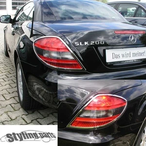 RÜCKLICHTRAHMEN IN CHROM FÜR MERCEDES SLK R171 2004-2011 - Bild 1 von 7