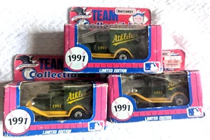 MATCHBOX 1991 TEAM COLLECTIBLES Limited Edition MLB OAKLAND ATHLETICS - Picture 1 of 3