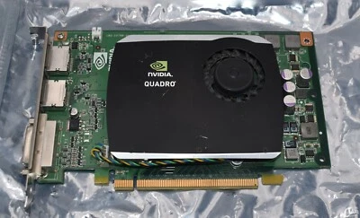 NVIDIA Quadro FX 580 Video Graphics Card 2x-Displayport DVI 512MB FX580 - Image 1 of 3