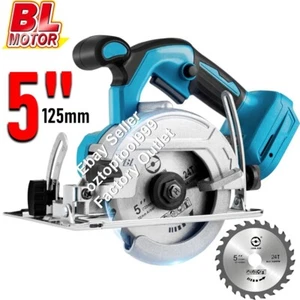 125mm Cordless Circular Saw 5" Brushless Wood Cutter Saw For Makita 18V Batter - Picture 1 of 7