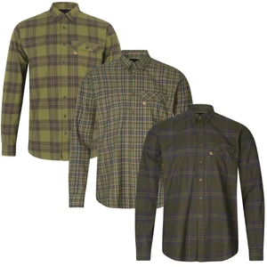 Seeland Mens Highseat Long Sleeve Cotton shirt Olive Medium Large XL 2XL 3XL