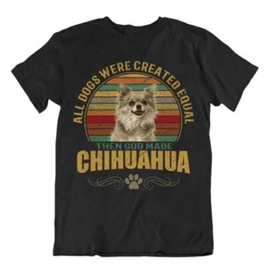 Chihuahua Hund T-Shirt Geschenk für Hunde Tierliebhaber süß Vintage Geschenk beste Freundin - Bild 1 von 8
