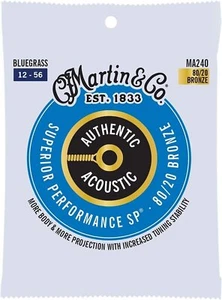 Martin Authentic Acoustic Guitar Strings, Superior Performance Bluegrass... - Picture 1 of 6