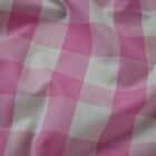 Polycotton Fabric 1" Gingham Check Material Dress Craft Uniform Checked Bunting