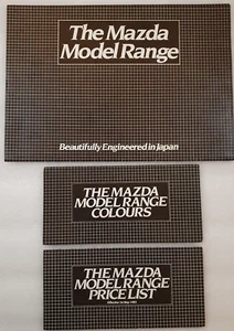 The Mazda Model Range 1983 Sales Brochure & Colour Guide/Price list - RX7 Etc - Picture 1 of 9