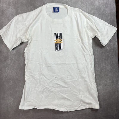 Camiseta Umbro Para Hombre L Blanca Logo Gráfico Fútbol Atlético De Colección Foto 1 de 4