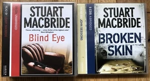 CD Audiobook Blind Eye And Broken skin by Stuart MacBride Logan McRae Thrillers - Picture 1 of 2