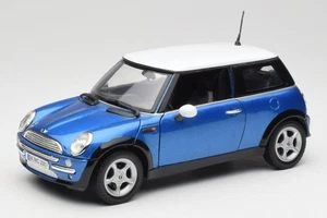 MINI007 Mini Cooper R50 Blue Motor Max 1/18 - Picture 1 of 8
