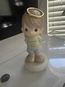 Precious Moments Grandmas Little Angel Boy Angel Figurine Vintage 2001 - Picture 1 of 5