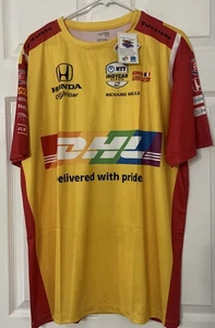 IndyCar Jersey Adult DHL Andretti Romain Grosjean #28 Shirt Size XL - Picture 1 of 5