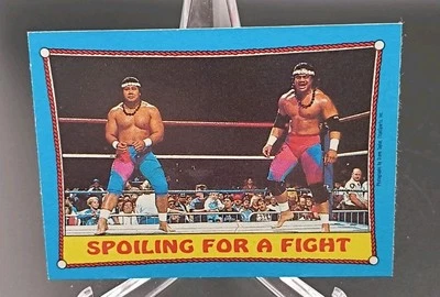 1987 Topps WWF - The Islanders #28 (RC) - Image 1 of 2