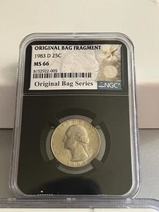 1983-D Washington Quarter NGC MS66 Original Bag Series - Picture 1 of 3