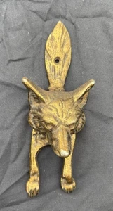 Brass Fox Door Knocker - Picture 1 of 3