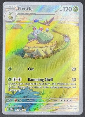 Grotle 164/162 Pokemon TCG SV05: Temporal Forces Illustration Rare Near Mint - Image 1 of 2