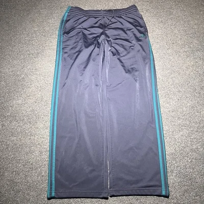 Pantalones deportivos Adidas de colección para hombre XL gris a rayas con logotipo de baloncesto Y2K Foto 1 de 4