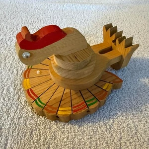 Giocattolo Imparativo Bambino Legno Tacchino - Foto 1 di 10