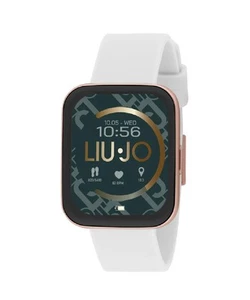 Montre Unisexe LIU JO Smartwatch VOICE SLIM WHITE ROSEGOLD Code Produit SWLJ - Afbeelding 1 van 1